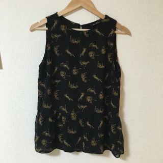 ザラ(ZARA)のZARAトップス(Tシャツ(半袖/袖なし))