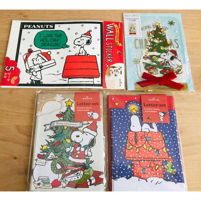 Snoopy スヌーピー Peanuts クリスマスカード ウォールステッカー レターの通販 By ハピ S Shop スヌーピーならラクマ