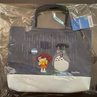 familiar - ファミリア となりのトトロ マチ付き デニムバッグの通販