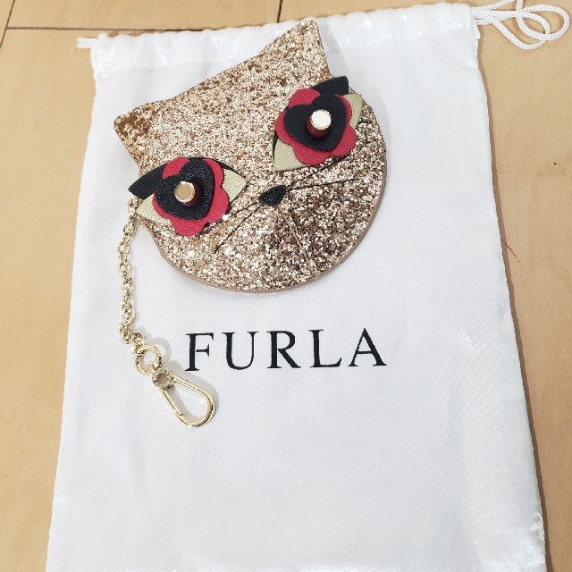 Furla(フルラ)の新品未使用 FURLA グリッター ねこ コインケース レディースのファッション小物(コインケース)の商品写真