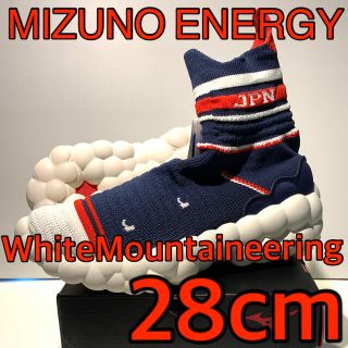 ミズノ(MIZUNO)の定価以下 28 ミズノエナジー ホワイトマウンテニアリング デザイナー ソックス(スニーカー)