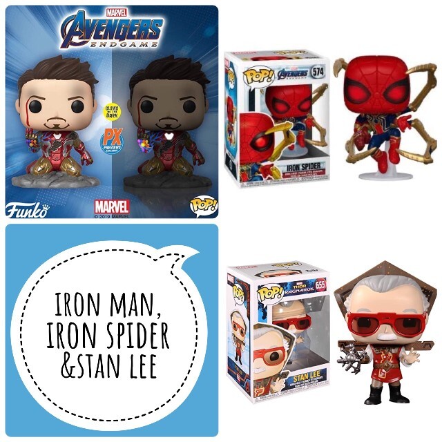 FUNKO POP! エンドゲーム アイアンマン アイアンスパイダー スタンリー-