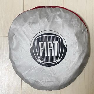 アルファロメオ(Alfa Romeo)のFIAT フィアット 純正 エンブレムサンシェイド シルバー(車内アクセサリ)