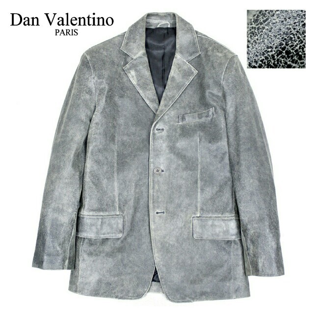 VALENTINO - 【美品】新品価格38万円　ダンヴァレンチノ　馬革ホースハイドテーラードジャケット