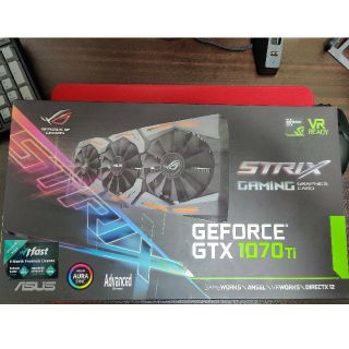 エイスース(ASUS)のROG-STRIX-GTX1070TI-A8G-GAMING(PCパーツ)