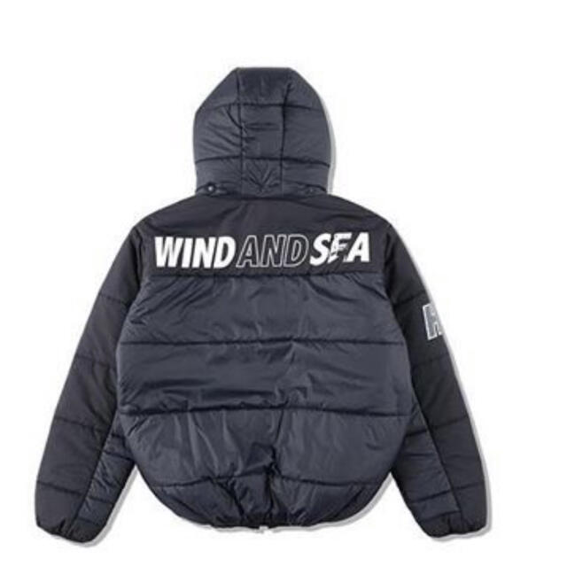 L WIND AND SEA/SEA+HYS 2 フーディージャケット 黒