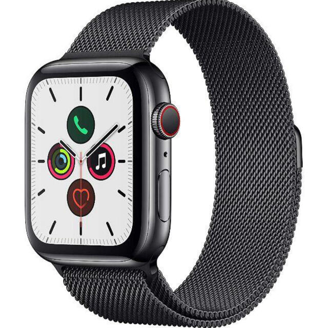 AppleWatch Series5 ステンレス(Cellular版)44mmメンズ