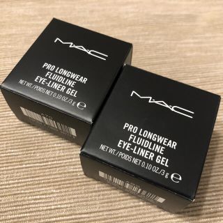 マック(MAC)のMAC フルイッドライン☆2個セット　くろと茶(アイライナー)