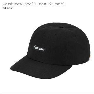 シュプリーム(Supreme)の20FW Supreme Cordura Small Box 6-Panel 黒(キャップ)