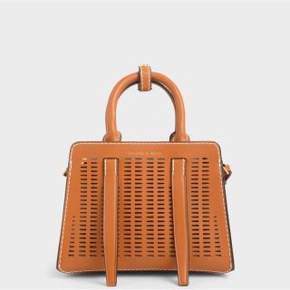 チャールズアンドキース(Charles and Keith)のCHARLES & KEITH クロックエフェクト ハンドバッグ(ハンドバッグ)