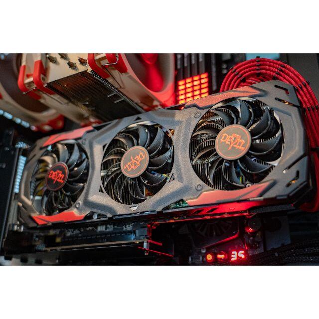【同梱不可】 Devil Red PowerColor Radeon 8GB 480 RX PCパーツ