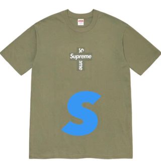 シュプリーム(Supreme)のSupreme Cross Box Logo Tee Light Olive S(Tシャツ/カットソー(半袖/袖なし))