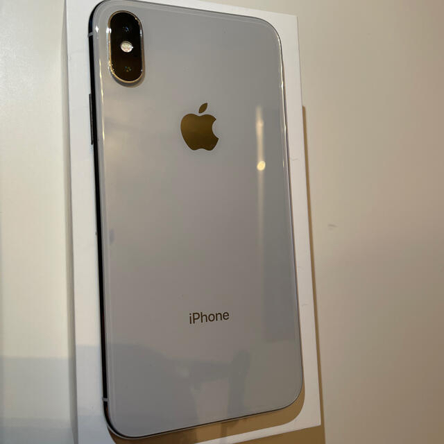 iPhone x 64G  本体　シルバー　SIMフリー　SIM解除済み