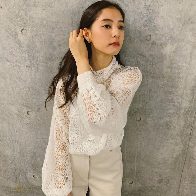 Ameri VINTAGE 新木優子さん着用☆完売品 MOHAIR LACY KNIT AMERIの通販 by ゆず＊'s shop｜アメリ ヴィンテージならラクマ