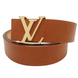 ルイヴィトン(LOUIS VUITTON)のルイヴィトン サンチュールLVイニシャルベルト ブラウン 40800063692(ベルト)