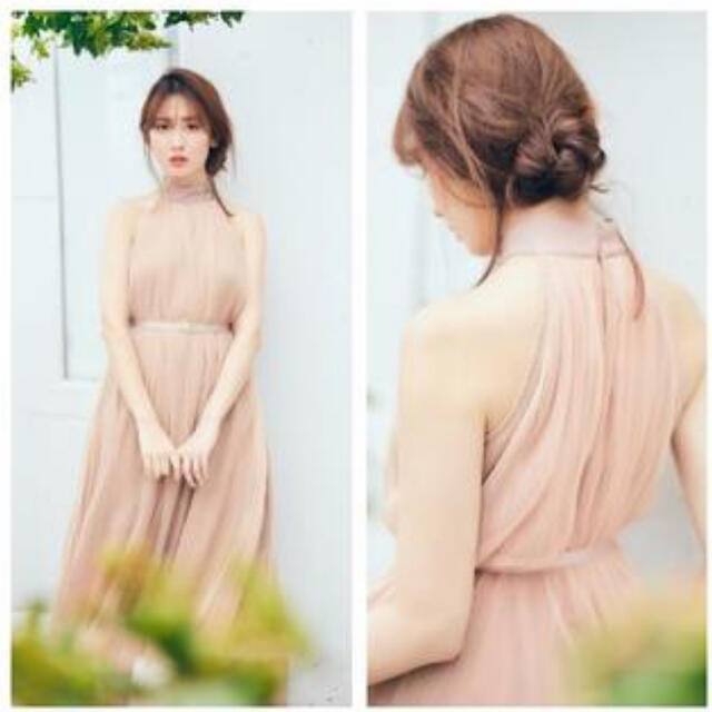 みっふぃ様お取り置きPleated Tulle Midi Dress レディースのワンピース(ロングワンピース/マキシワンピース)の商品写真