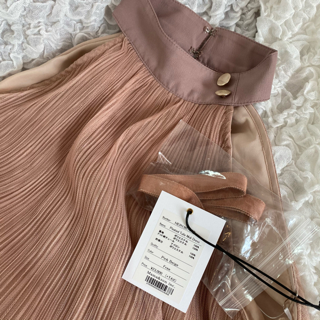 みっふぃ様お取り置きPleated Tulle Midi Dress レディースのワンピース(ロングワンピース/マキシワンピース)の商品写真