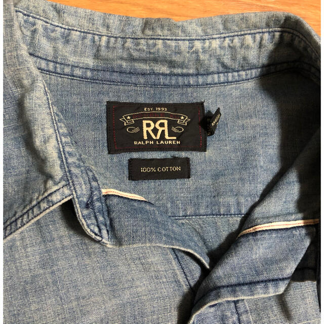 RRL シャンブレーシャツ ミリタリータイプ