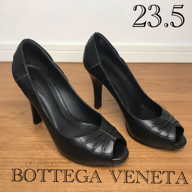 Bottega Venetaボッテガ ヴェネタ ハイヒール パンプス リボン 黒