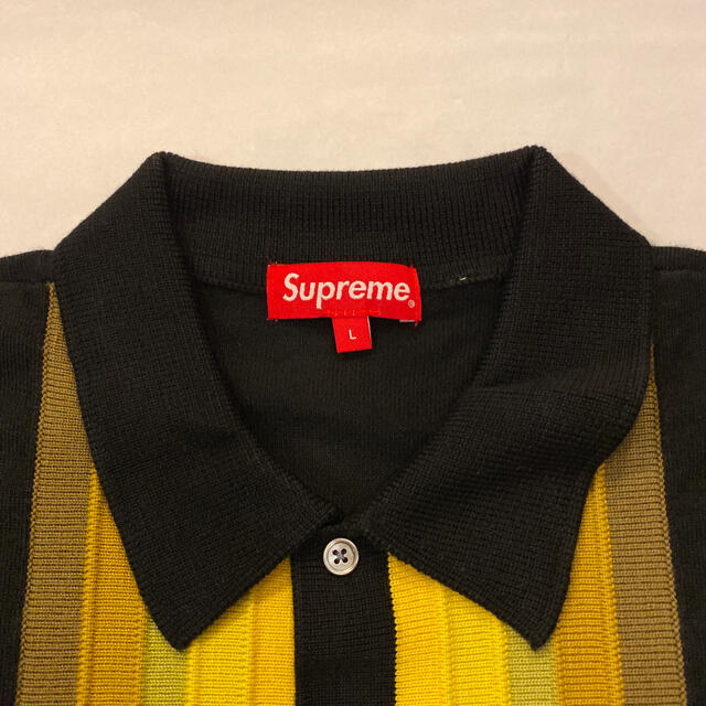 Supreme Corner Stripe Polo Sweater 2