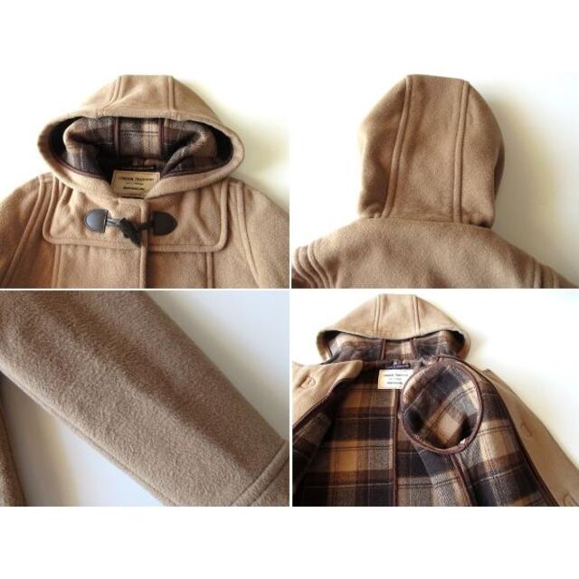 LONDON TRADITION par Nimes 裏チェック ダッフルコート-