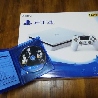 【美品】ps4 本体 グレイシャーホワイト 500GB おまけソフト付き