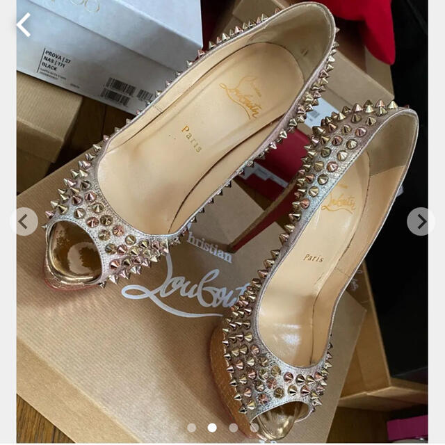 Christian Louboutin(クリスチャンルブタン)の期間限定セール！ルブタン　LADY PEEP SPIKES 150 レディースの靴/シューズ(ハイヒール/パンプス)の商品写真