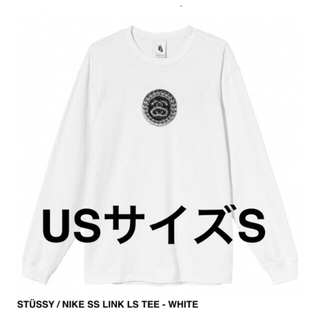 ナイキ(NIKE)のNIKE stussy ホワイト ロングスリーブ Tシャツ(Tシャツ/カットソー(七分/長袖))