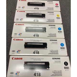 キヤノン(Canon)の純正未開封　キャノン トナーカートリッジ 418 5本(オフィス用品一般)