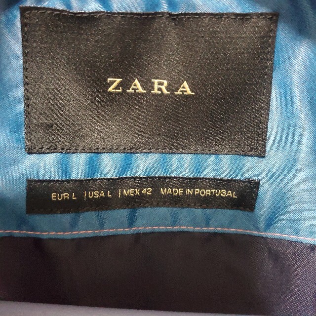 ZARA(ザラ)のZARA 総柄 ボンバー ジャケット 42 L メンズ メンズのジャケット/アウター(スカジャン)の商品写真