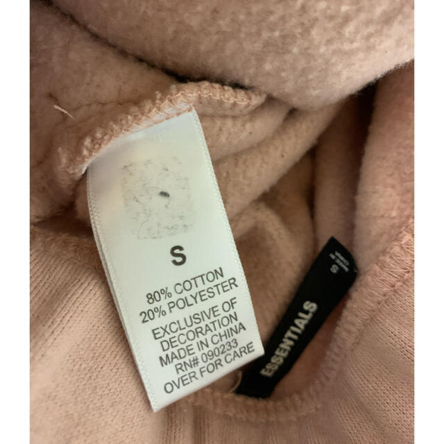 FEAR OF GOD(フィアオブゴッド)のfog essentials スウェットパンツ sサイズ　ピンク メンズのトップス(スウェット)の商品写真