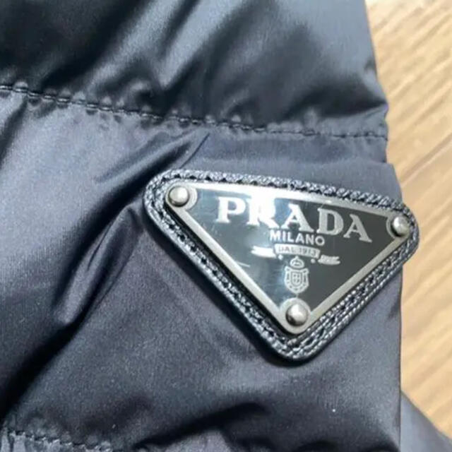 PRADA - PRADA プラダ ダウンジャケット ブラック サイズ46(S)の通販
