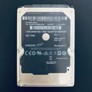 サムスン(SAMSUNG)のSAMSUNG HDD 1TB  2.5inch  ハードディスク  2.5(PCパーツ)