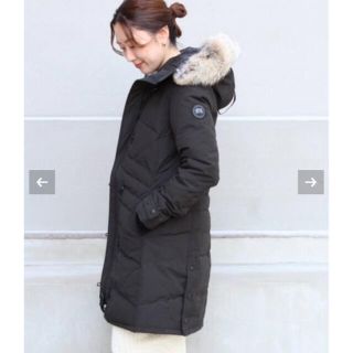 カナダグース(CANADA GOOSE)のカナダグース　LORETTE PARKA BLACK LABEL(ダウンコート)