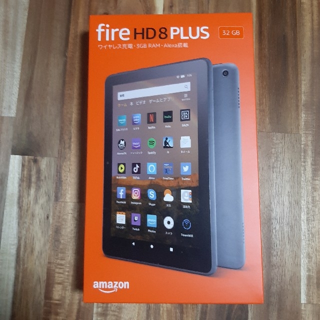 ANDROID - Fire HD 8 Plus タブレット 32GB ワイヤレス充電スタンド
