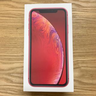 アイフォーン(iPhone)の【ユウリン様専用】新品 iPhoneXR 128GB SIMフリー レッド(スマートフォン本体)