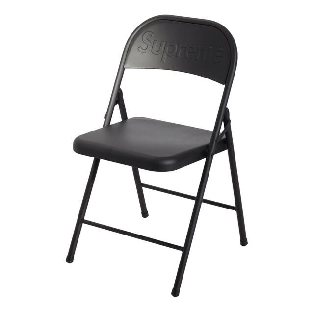 Supreme(シュプリーム)のSupreme metal folding chair Black インテリア/住まい/日用品の椅子/チェア(折り畳みイス)の商品写真