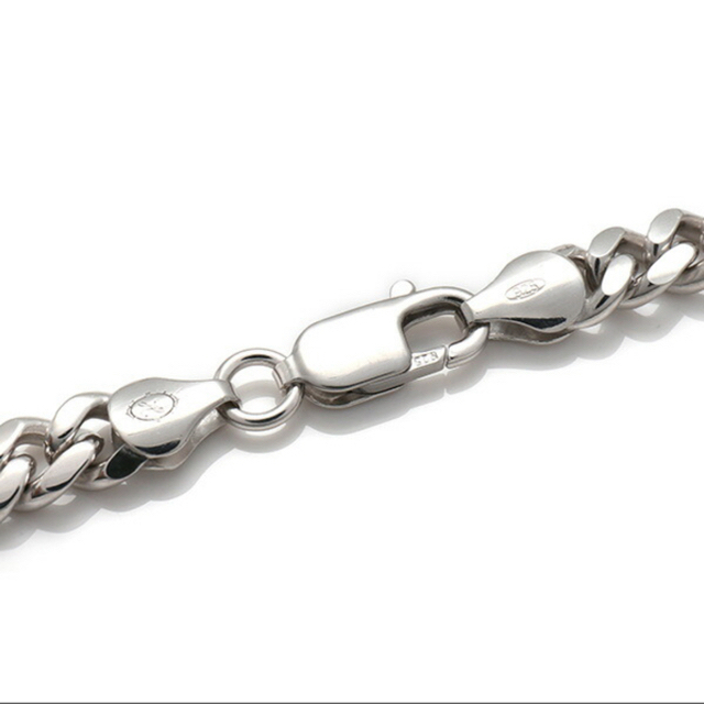 シルバーネックレス 925(50cm×4mm)喜平マイアミアバランチ
