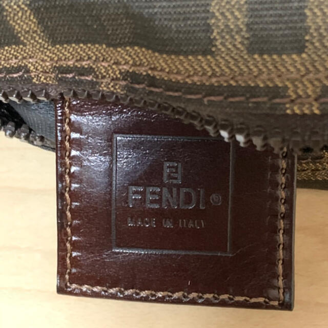 フェンディ FENDI ズッカ柄 ミニバッグ ポーチ バニティバッグ