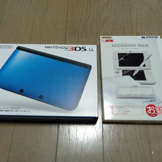 ニンテンドー3DS(ニンテンドー3DS)のNintendo 3DS  LL 本体ブルー/ブラック(携帯用ゲーム機本体)