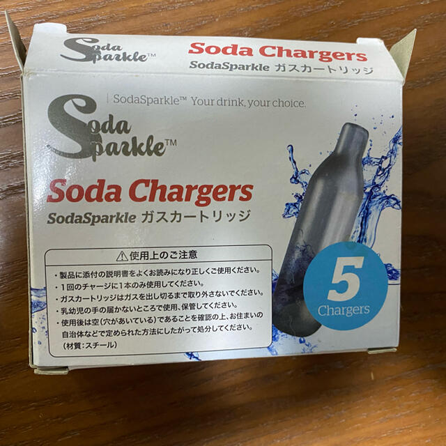 I.D.E.A international(イデアインターナショナル)のsoda sparkle 炭酸水メーカー インテリア/住まい/日用品のキッチン/食器(調理道具/製菓道具)の商品写真