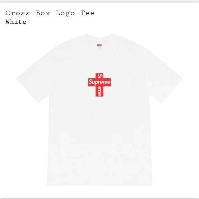 Supreme Cross Box Logo Tee【S】