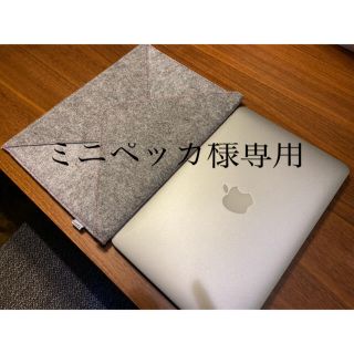 マック(Mac (Apple))の2015 MacBook Air 11inch 箱、カバー付き(ノートPC)