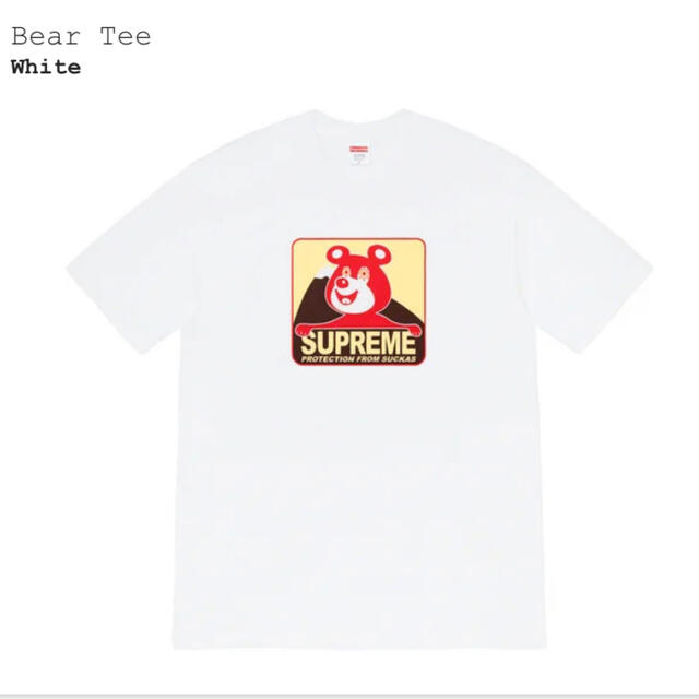 supreme Bear Tee WHITE Sサイズ