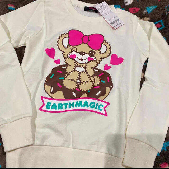 EARTHMAGIC(アースマジック)のセール！アースマジック トレーナー150 キッズ/ベビー/マタニティのキッズ服女の子用(90cm~)(その他)の商品写真