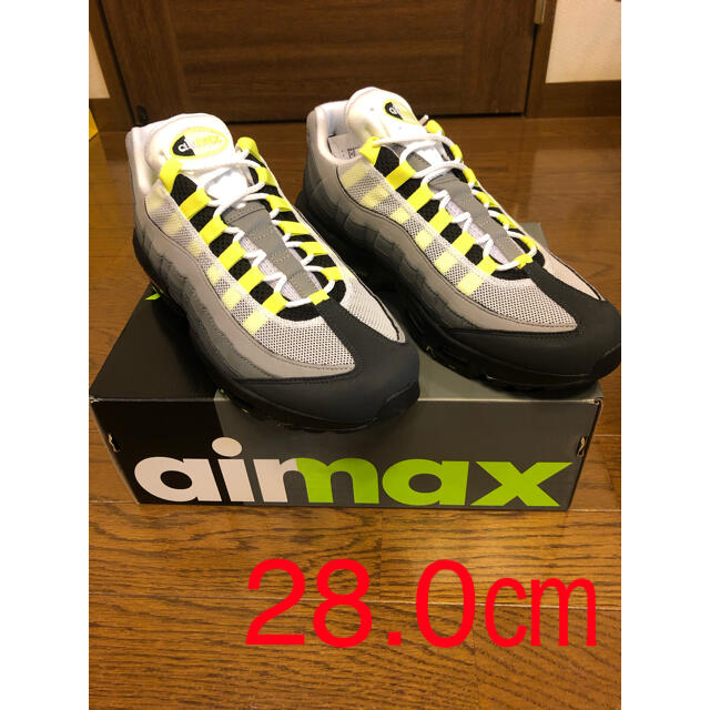 NIKE AIRMAX 95 OG NEON YELLOW 28.0cmイエローグラデ