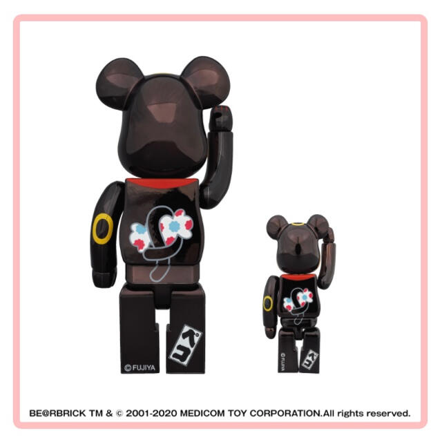 メーカー公式ショップ BE@RBRICK 招き猫 ペコちゃん 100% 黒メッキ 400 ...