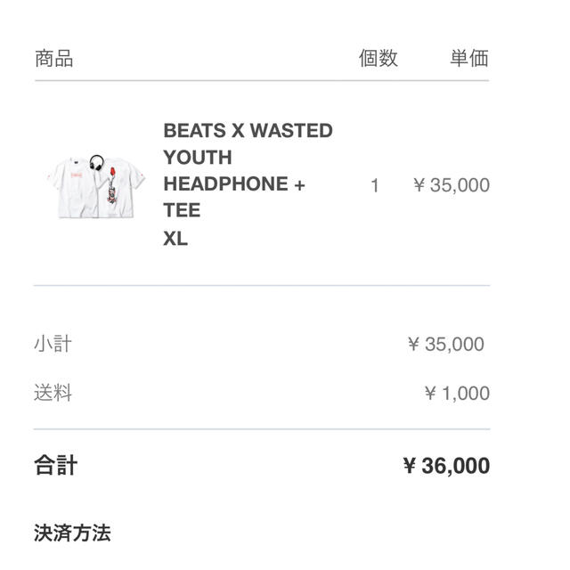 Beats by Dr Dre(ビーツバイドクタードレ)のBEATS X WASTED YOUTH  TEEのみ メンズのトップス(Tシャツ/カットソー(半袖/袖なし))の商品写真