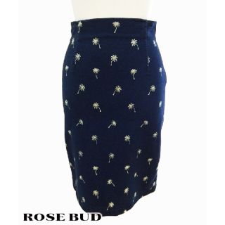 ローズバッド(ROSE BUD)のROSE BUD ハイウエストSK(ひざ丈スカート)