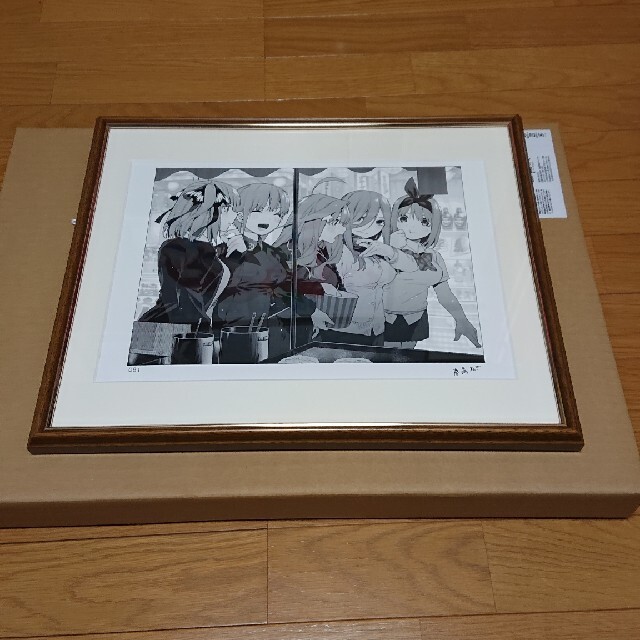 五等分の花嫁 モノクロ複製原画 五人全員ver 五等分の花嫁 モノクロ複製原画 五人全員ver